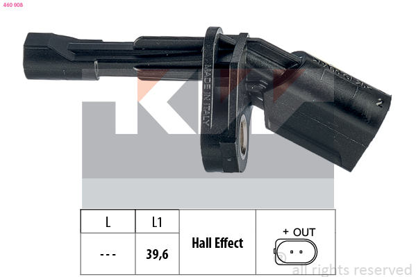 Snímač počtu otáčok kolesa KW